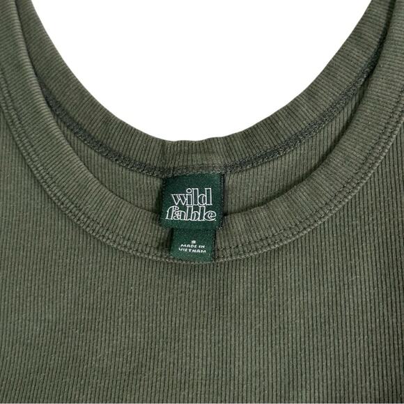 Wild Fable Olive Green Tank Top - Picture 4 of 5